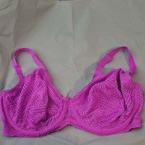 44 F Cacique Unlined Balconette Bra